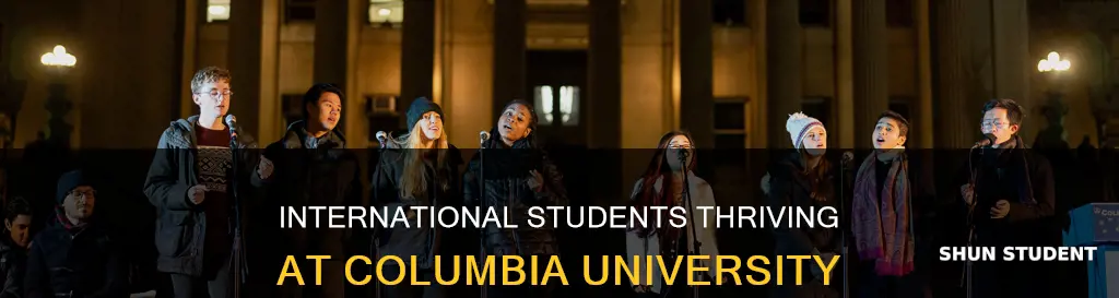 how many international students at columbia university