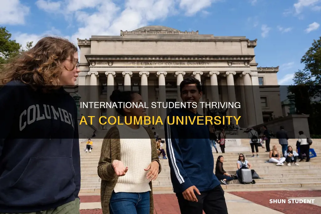 how many international students at columbia university