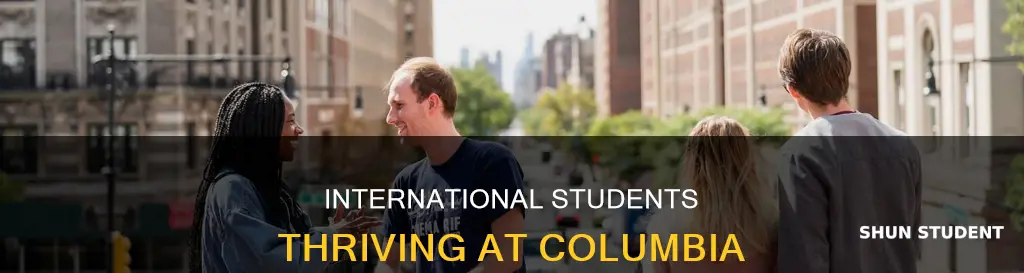how many international students at columbia