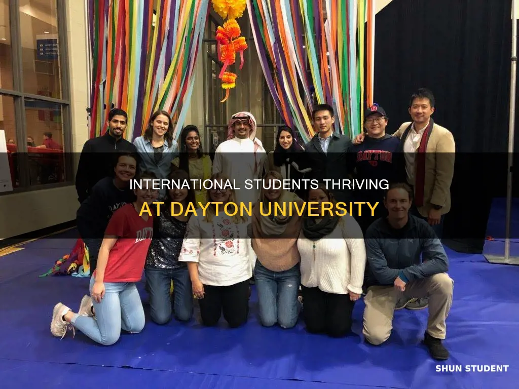 how many international students at dayton university