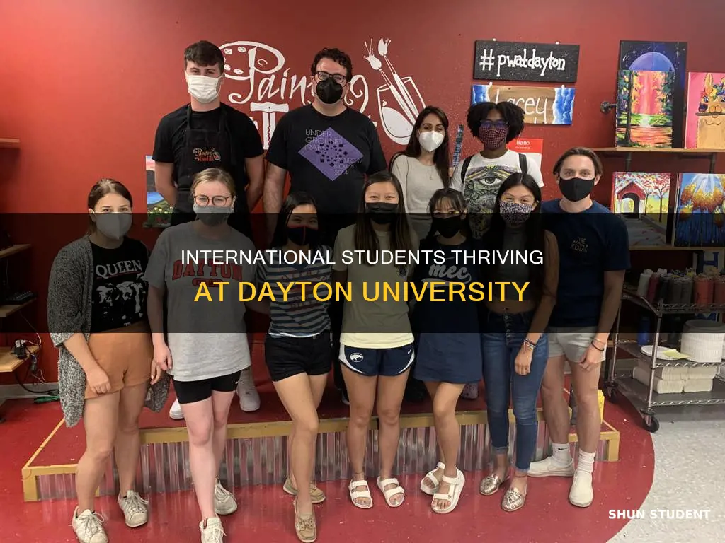 how many international students at dayton university