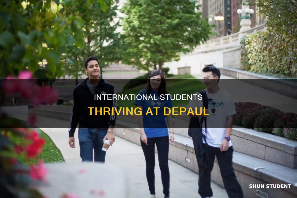 how many international students at depaul