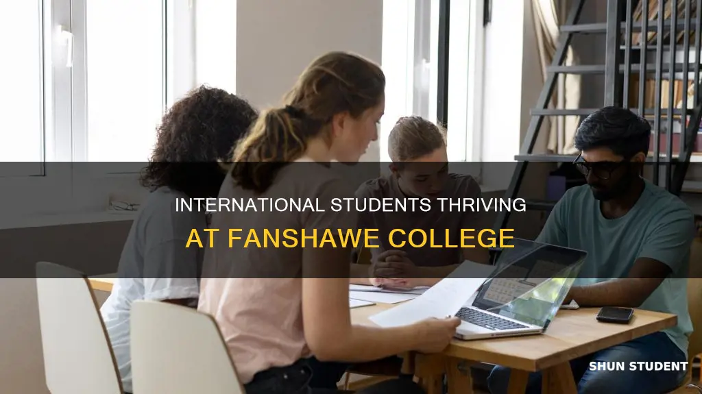 how many international students at fanshawe college