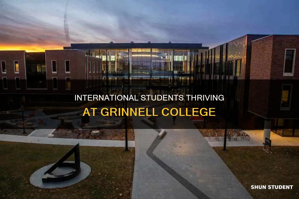 how many international students at grinnell college