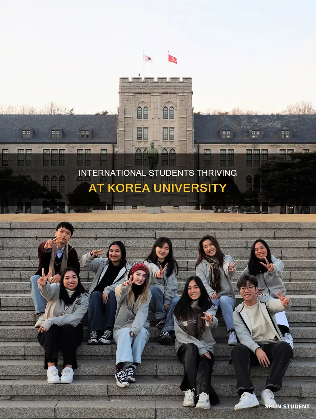 how many international students at korea university