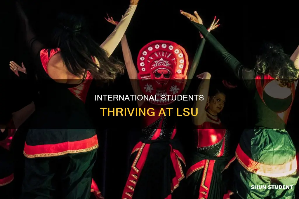 how many international students at lsu