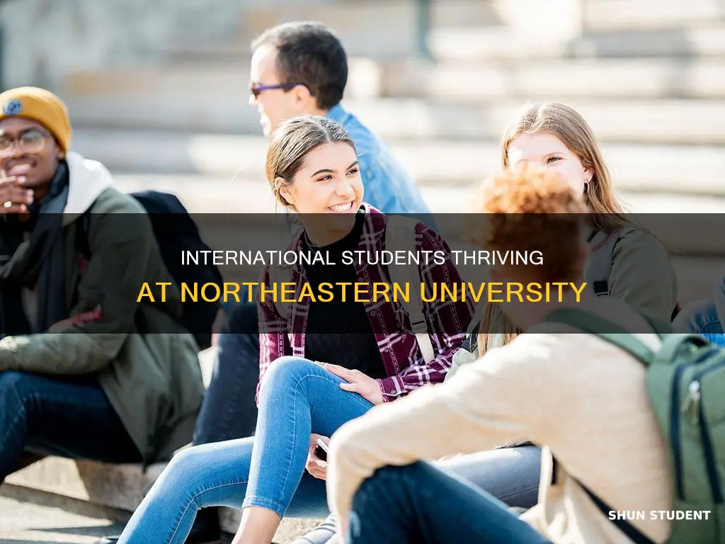 how many international students at northeastern u