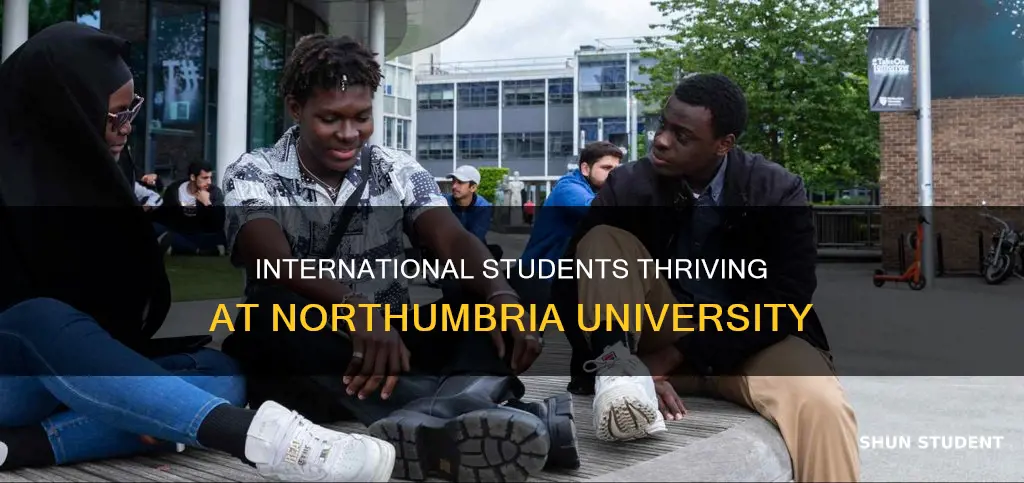 how many international students at northumbria university