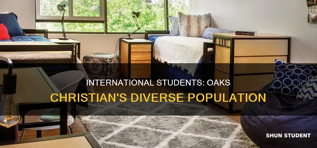 how many international students at oaks christian