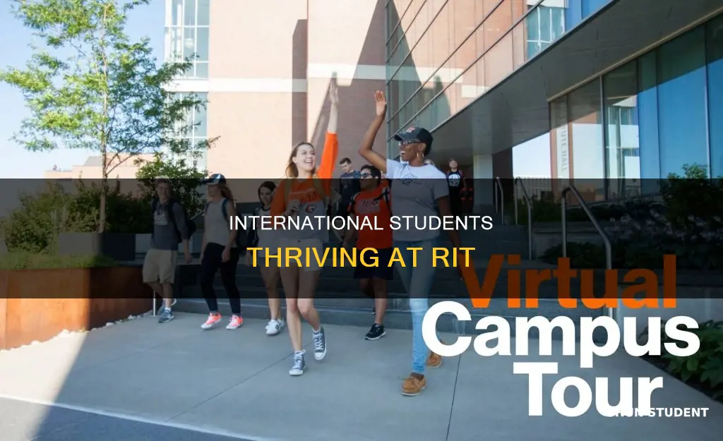 how many international students at rit