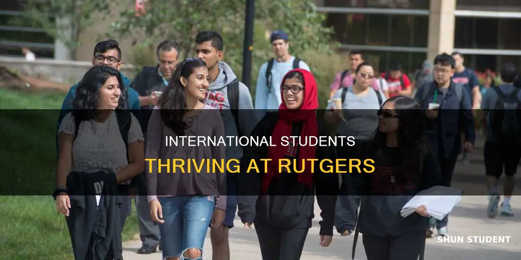 how many international students at rutgers