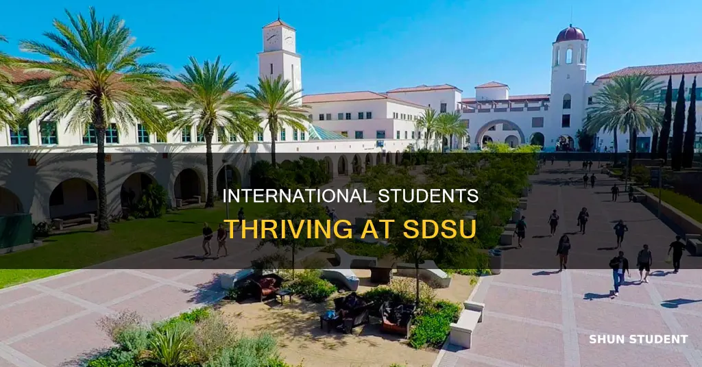 how many international students at sdsu