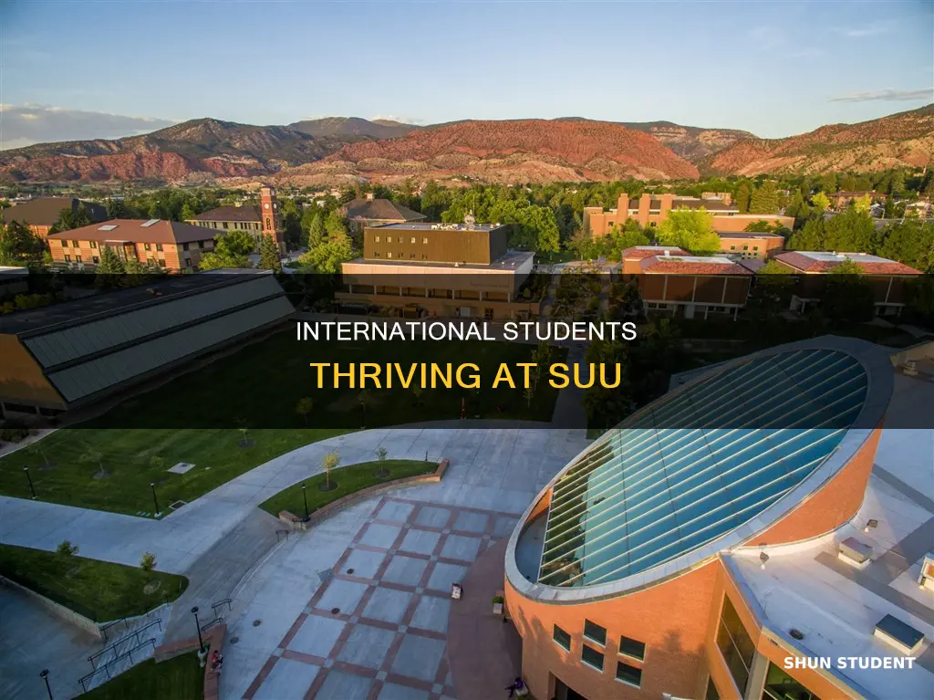 how many international students at suu