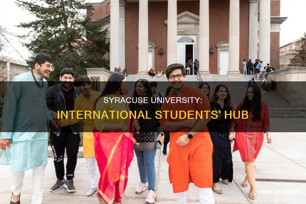 how many international students at syracuse university