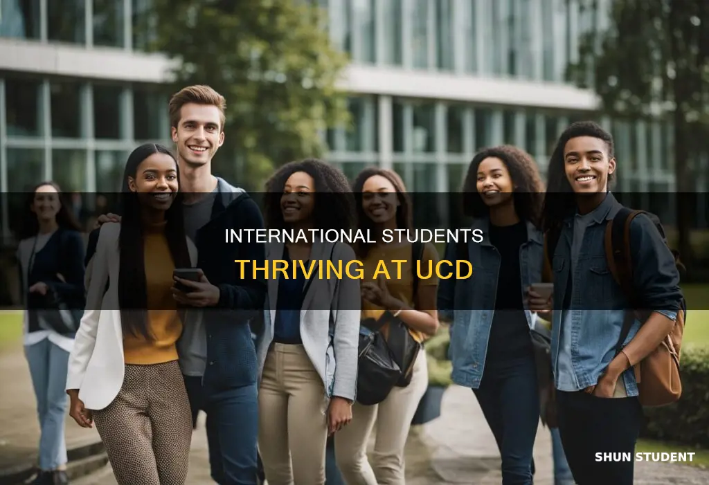 how many international students at ucd