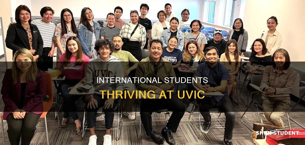 how many international students at uvic