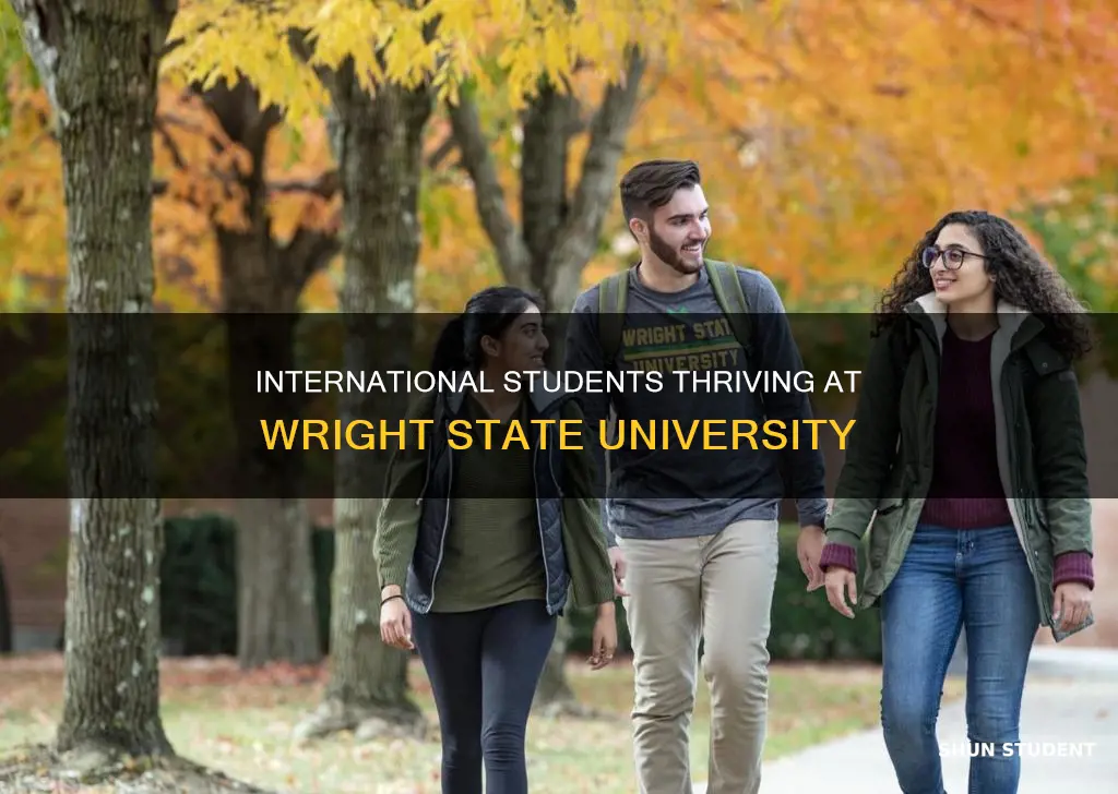how many international students at wright state university