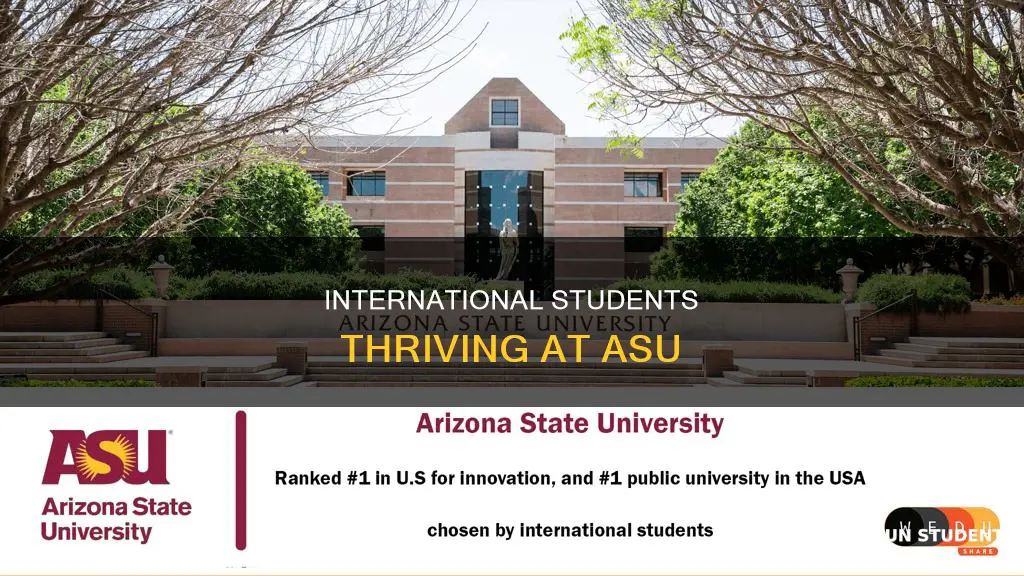 how many international students attend asu