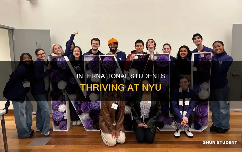 how many international students attend nyu