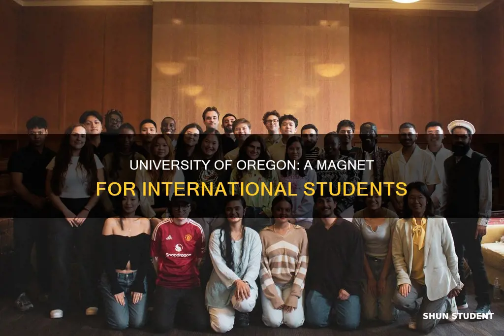 how many international students attend the university of oregon