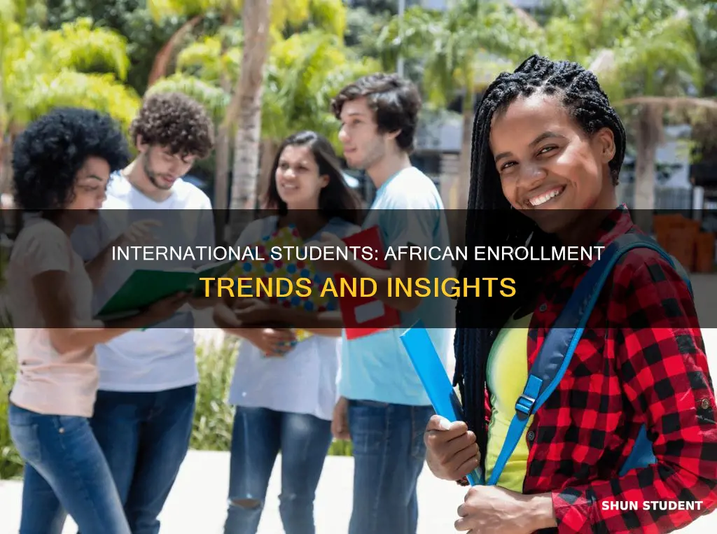 how many international students come from africa