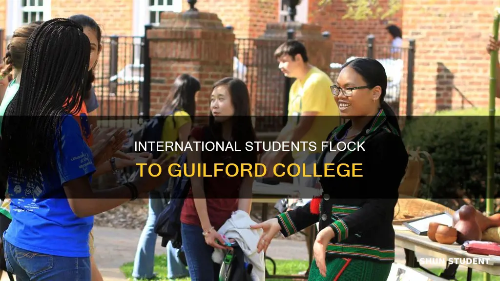 how many international students come to guilford college