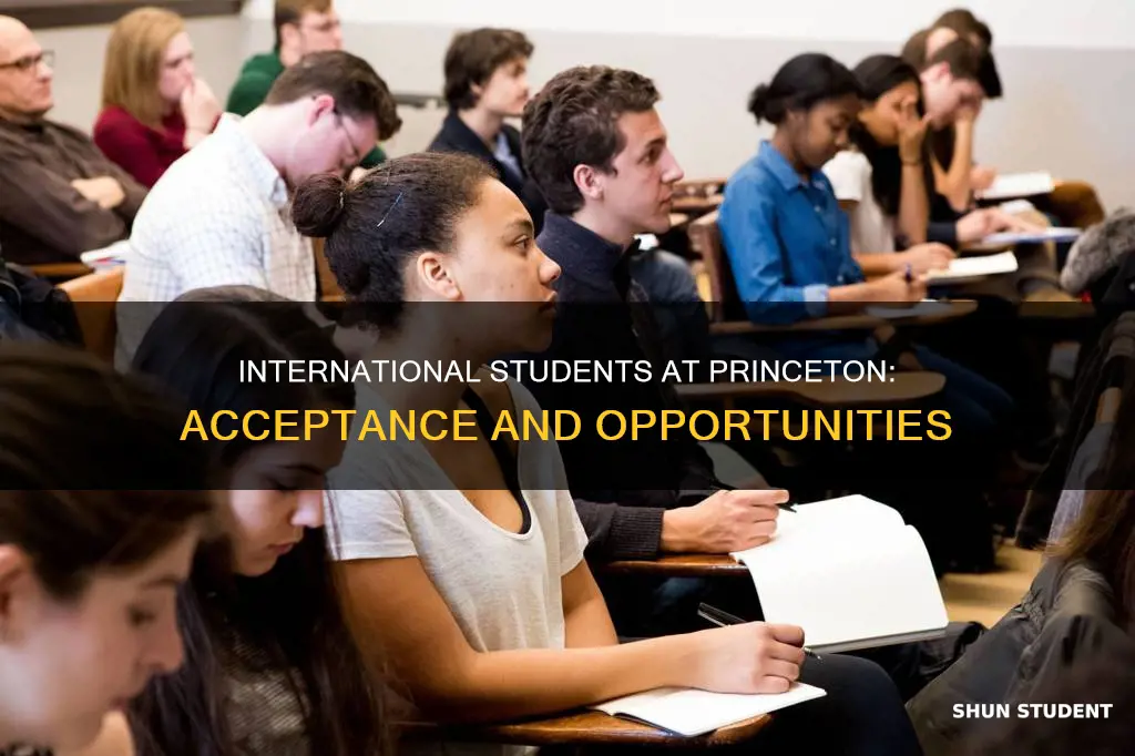 how many international students does princeton accept