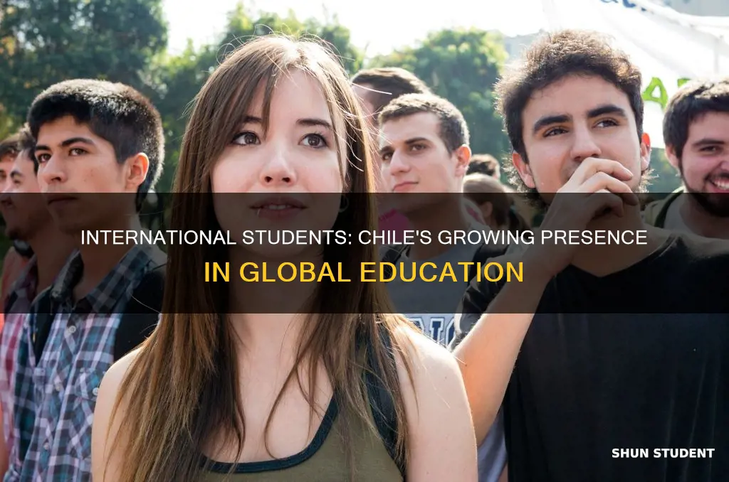 how many international students from chile