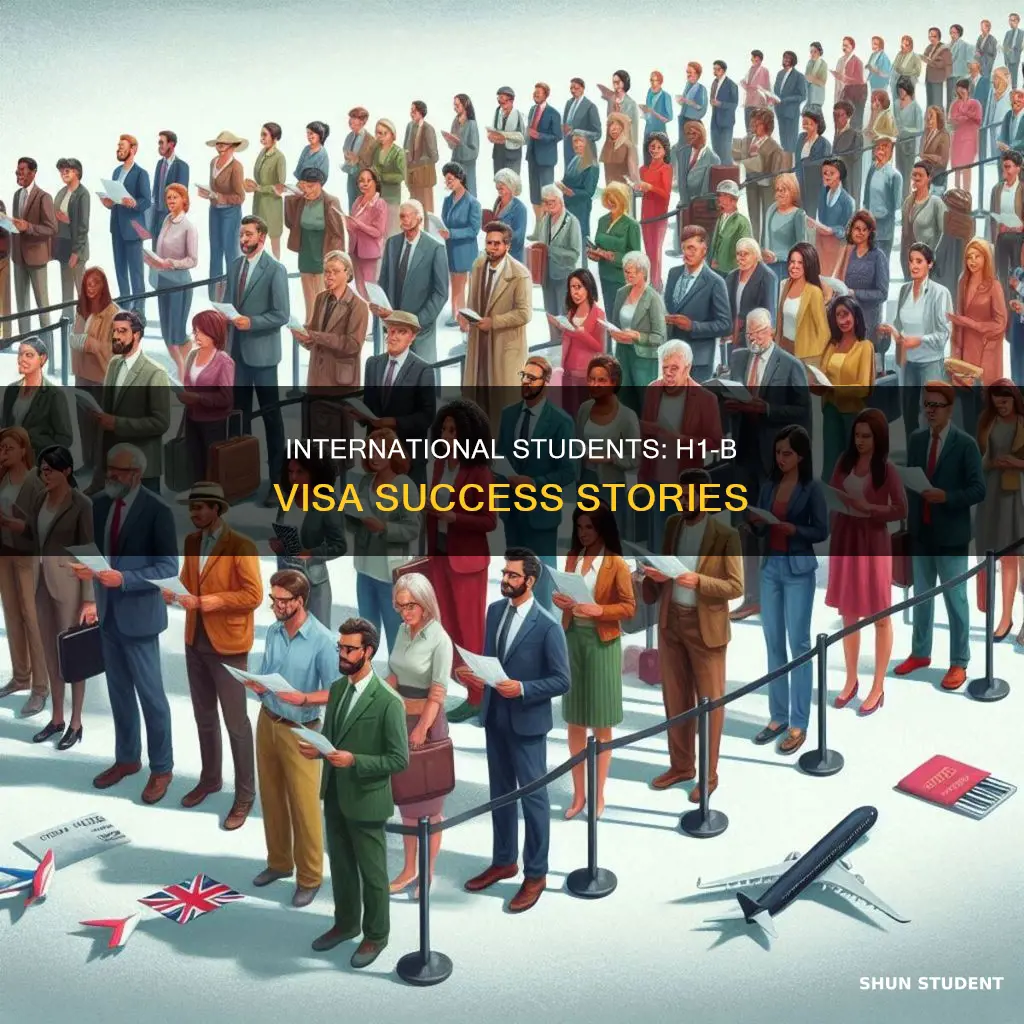 how many international students get h1b visa