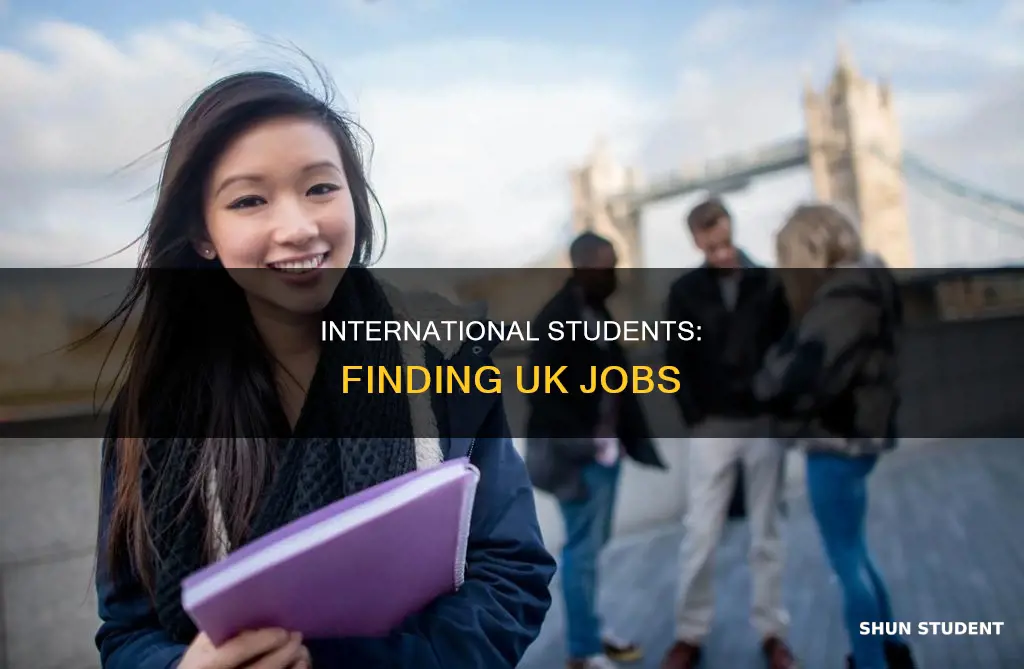 how many international students get job in uk
