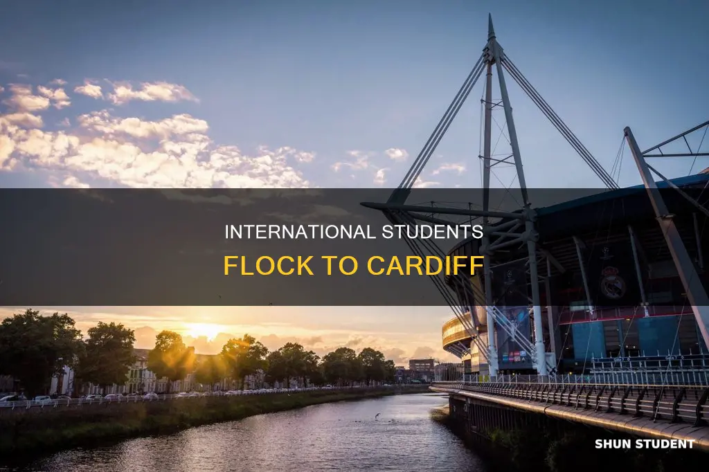 how many international students in cardiff