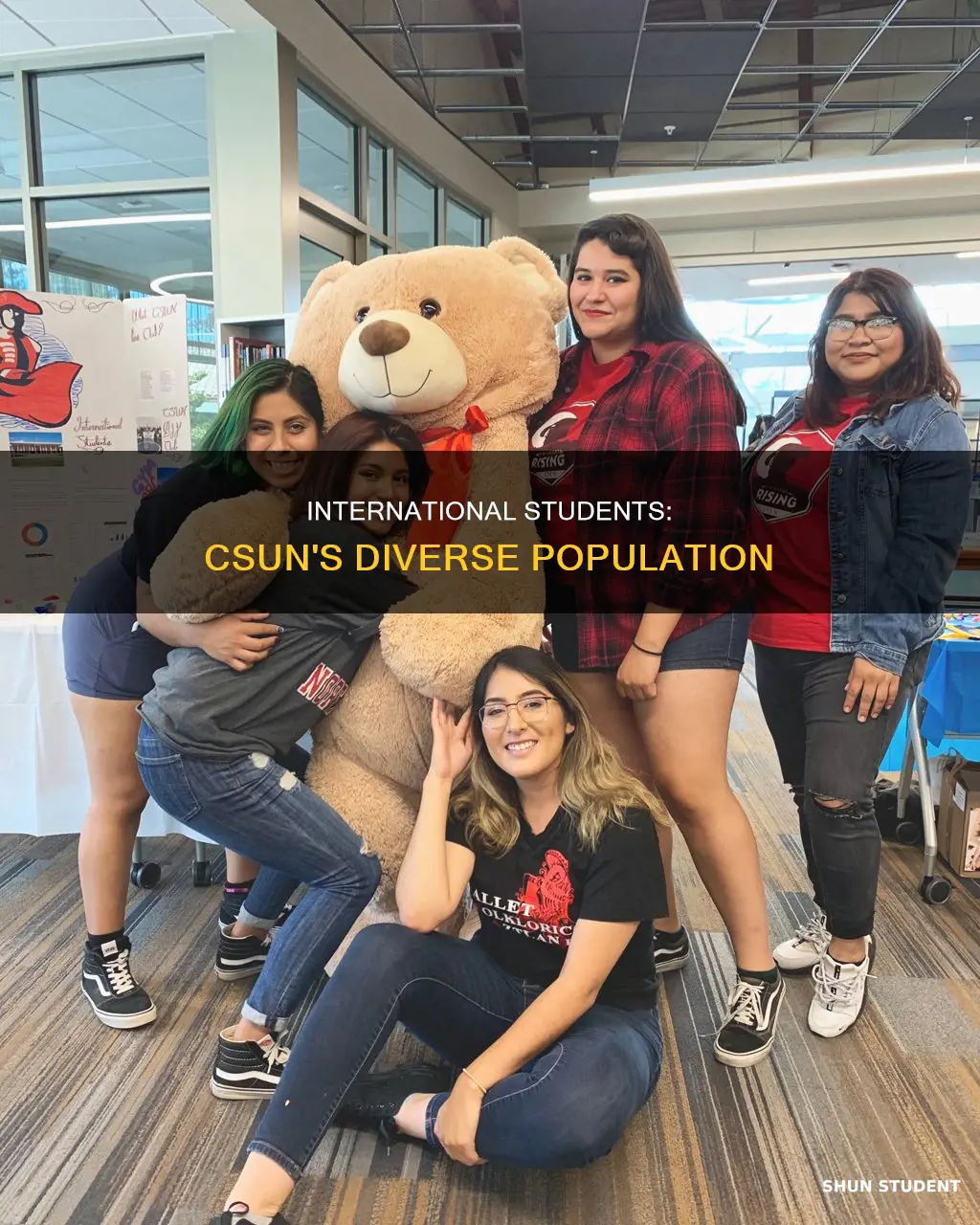 how many international students in csun