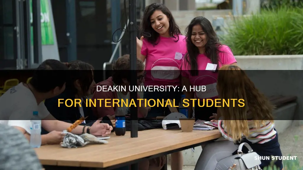 how many international students in deakin university