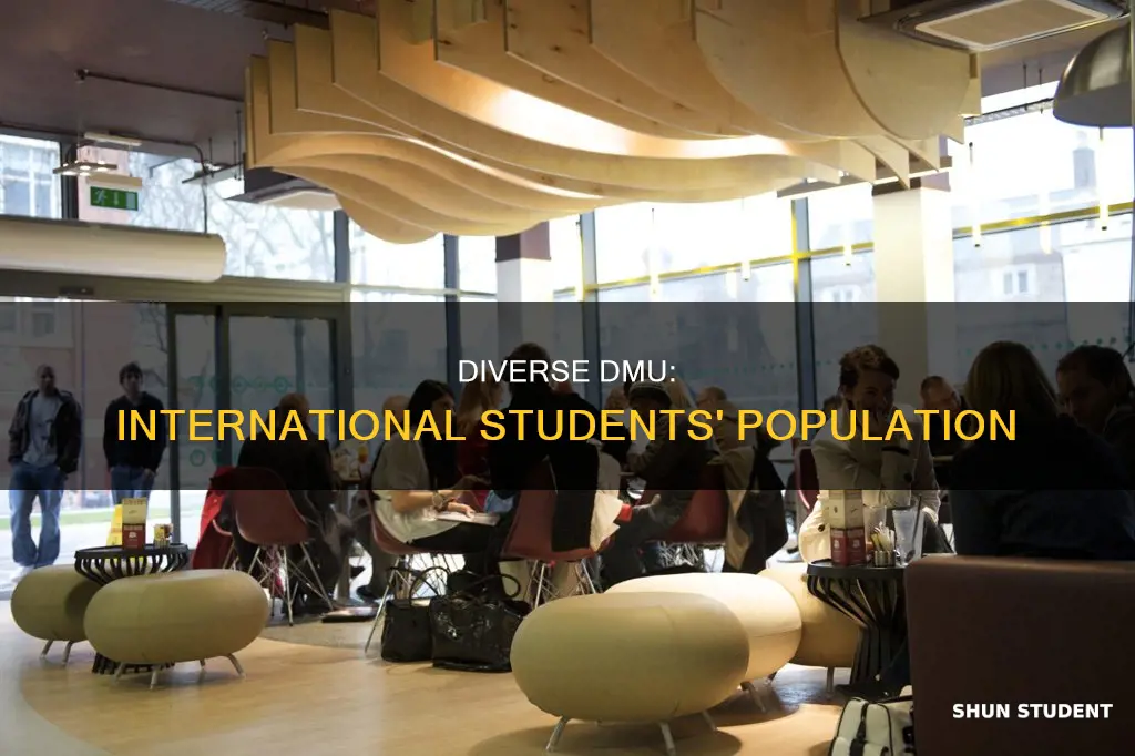 how many international students in dmu