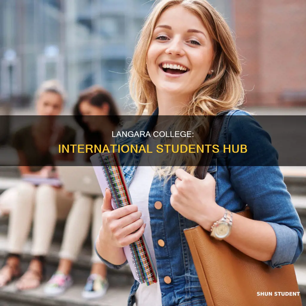 how many international students in langara college