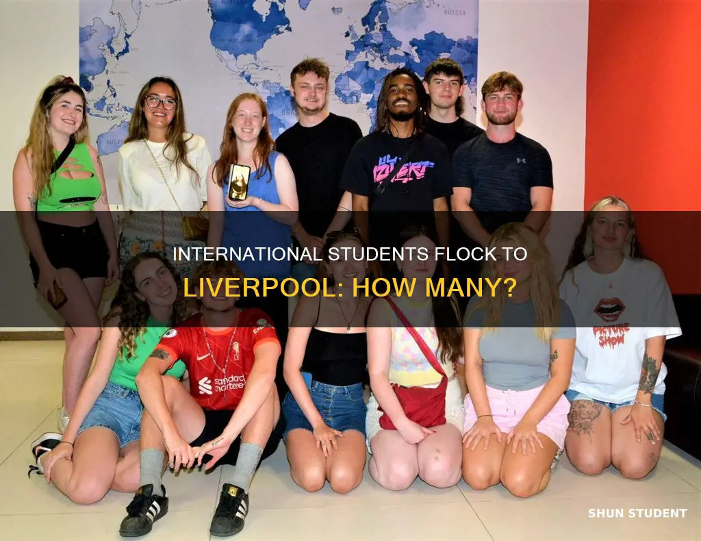 how many international students in liverpool