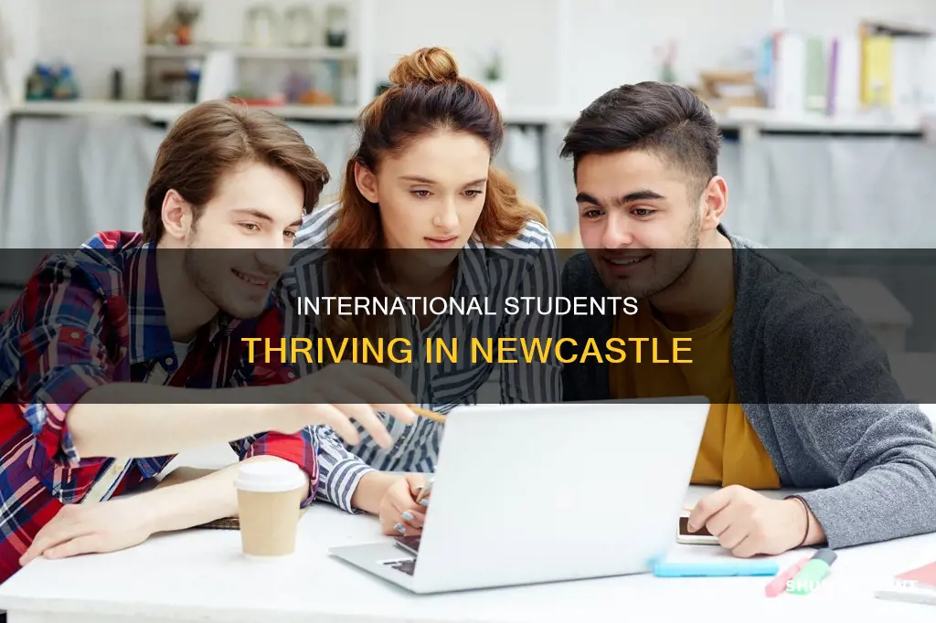 how many international students in newcastle