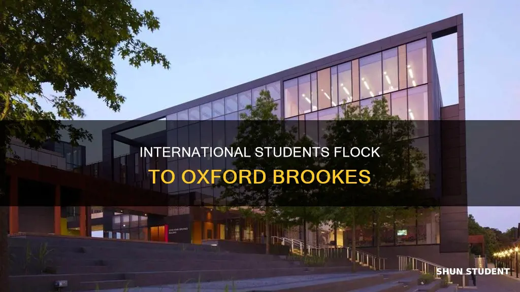 how many international students in oxford brookes