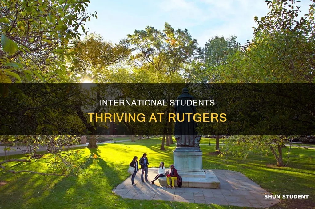 how many international students in rutgers