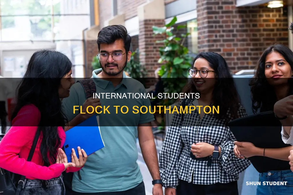 how many international students in southampton