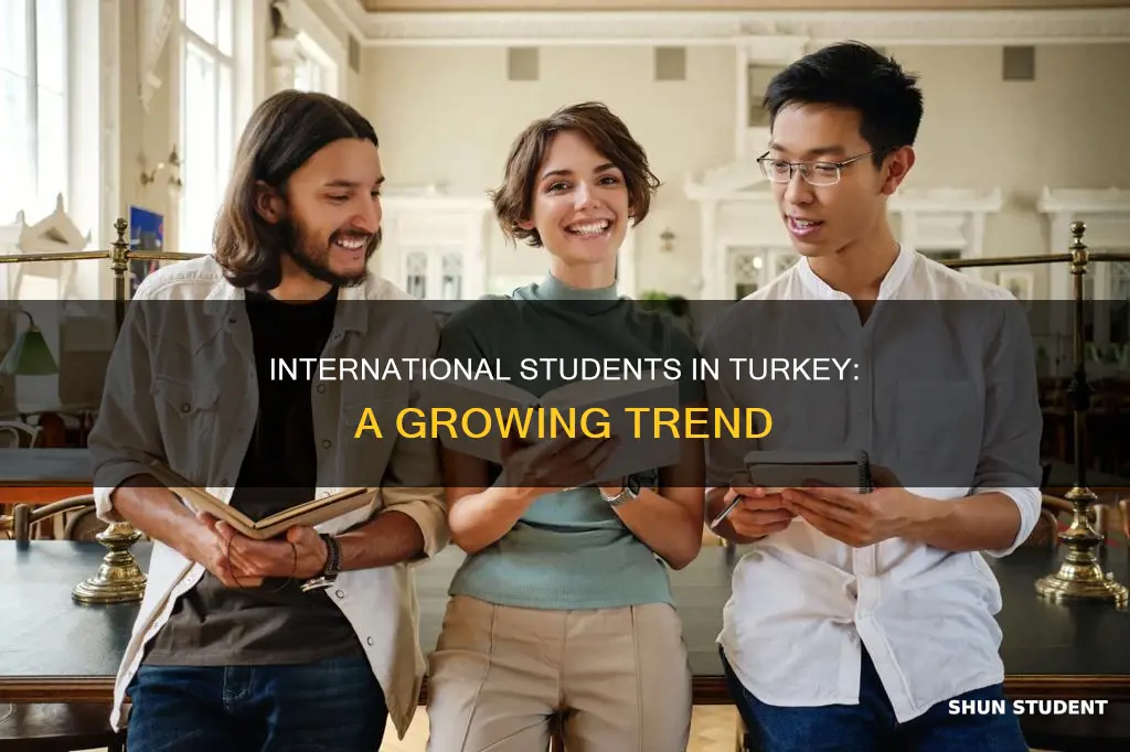 how many international students in turkey