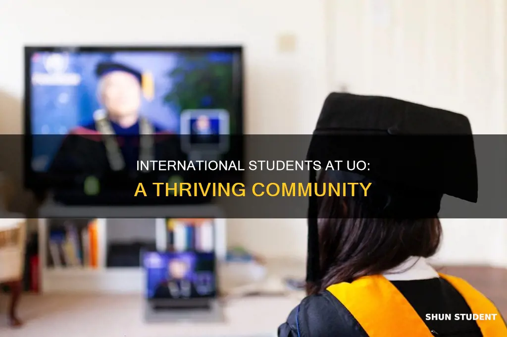 how many international students in uo
