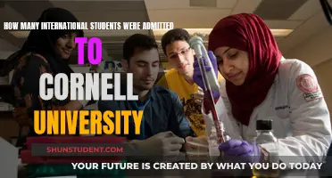 International Students Admitted to Cornell: Exploring the Numbers