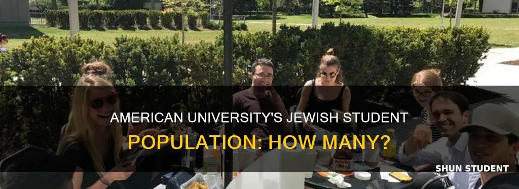 how many jewish students at american university