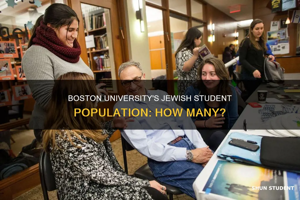 how many jewish students at boston university