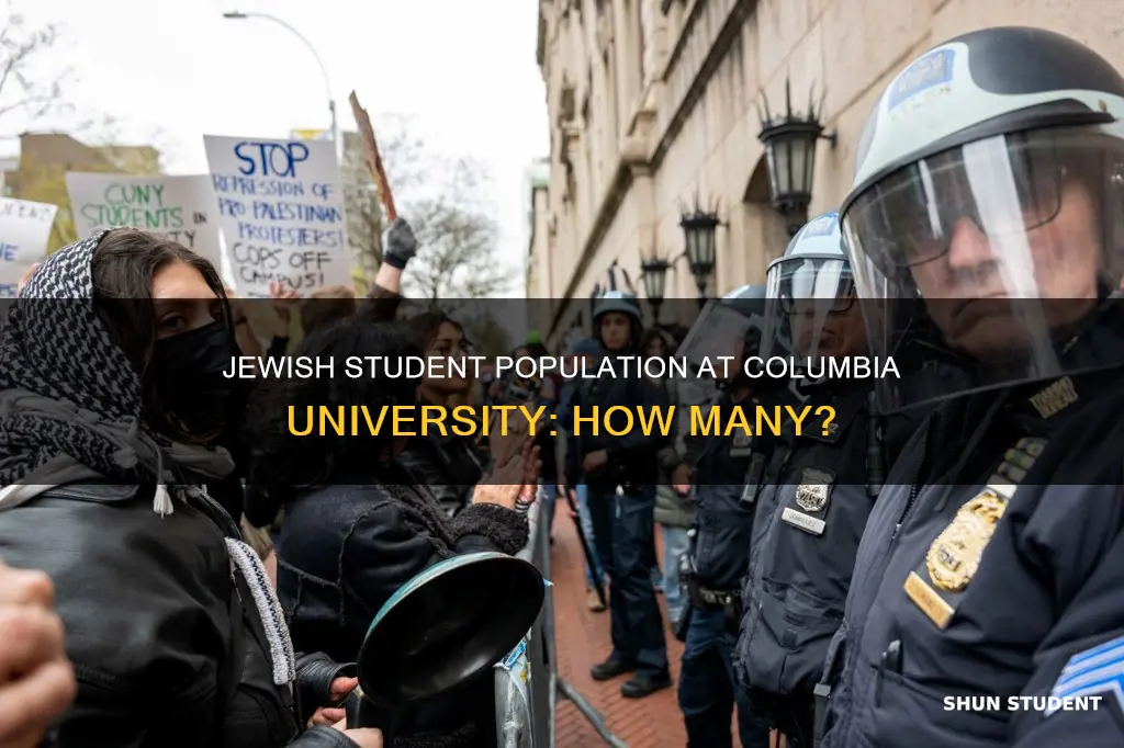 how many jewish students at columbia university