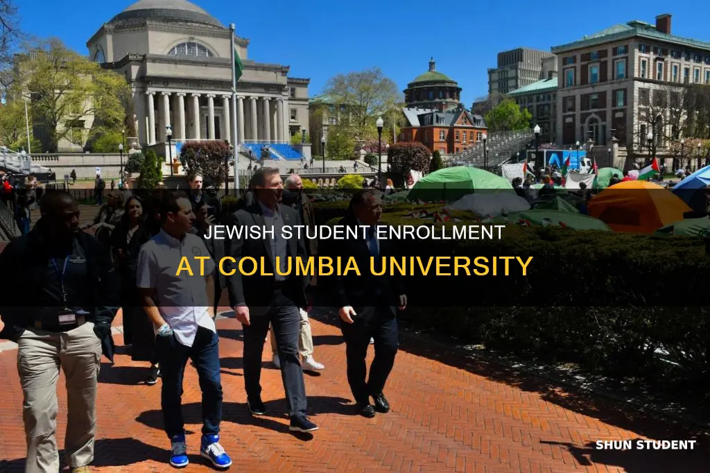 how many jewish students at columbia university
