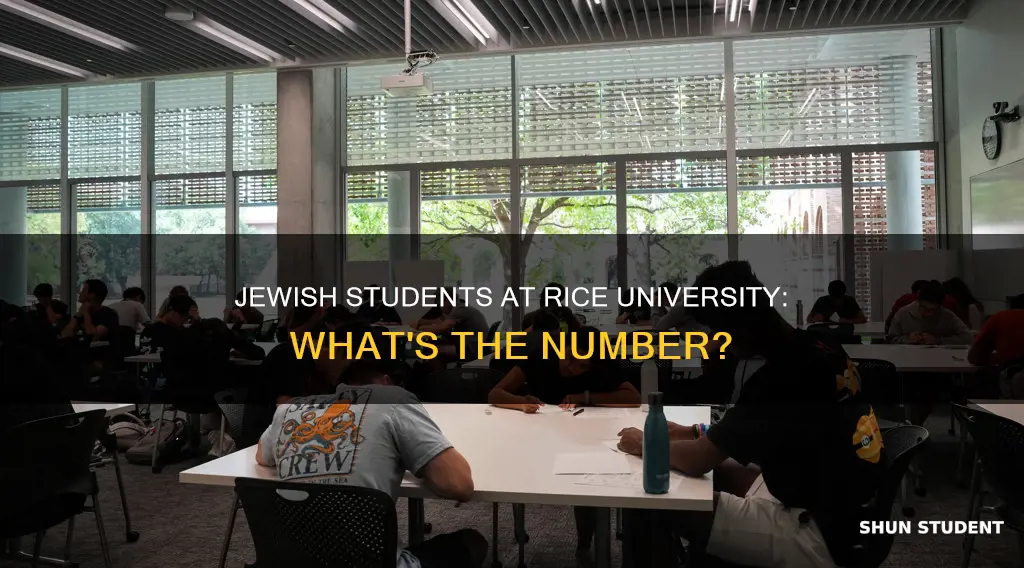 how many jewish students at rice university