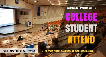 Calculating College Lecture Attendance: A Student's Weekly Commitment
