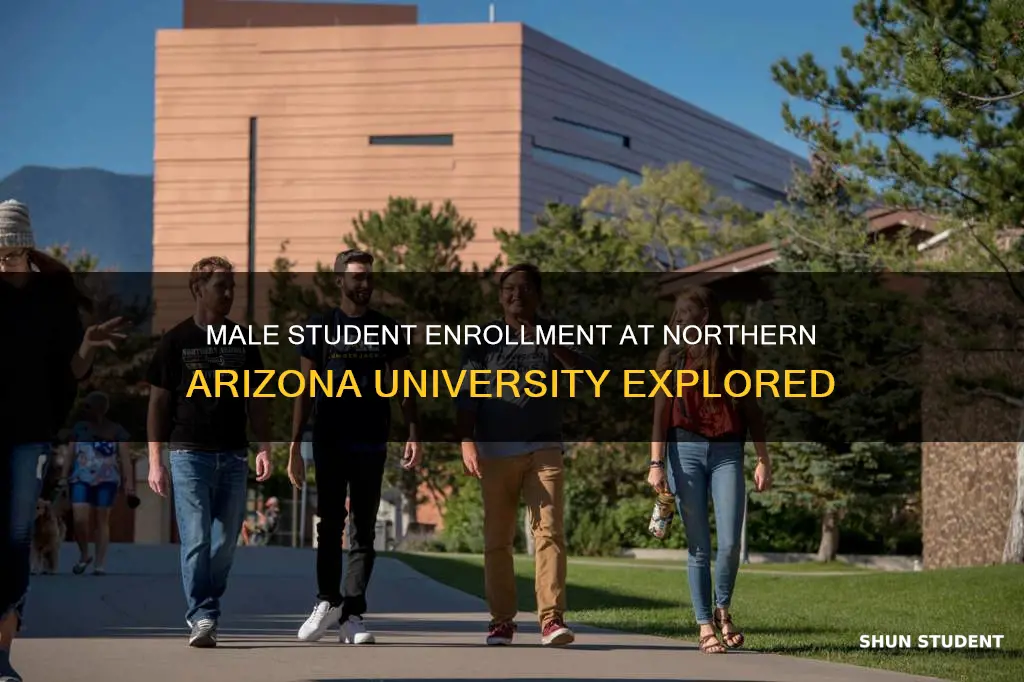 how many male students go to northern arizona university